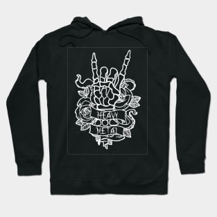 Heavy Metal Skeleton Hand Hoodie